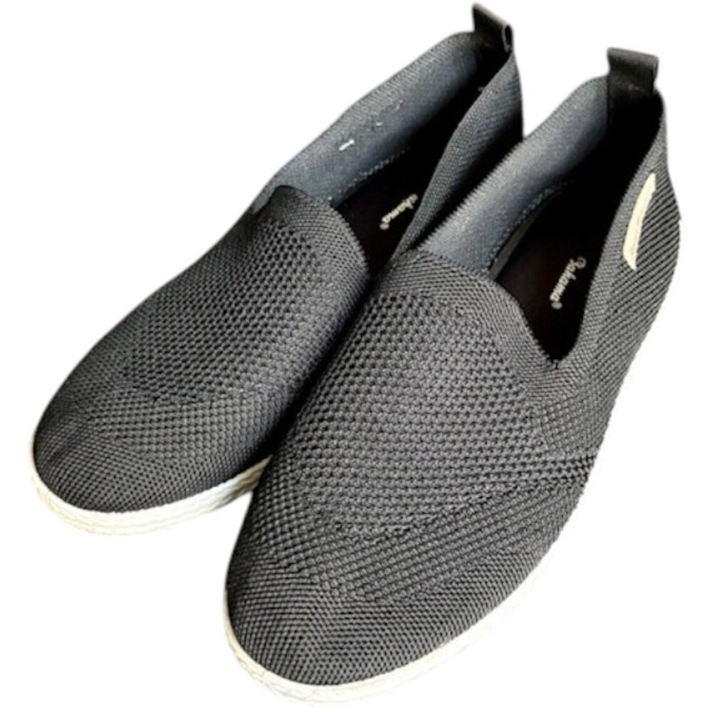 Tommy Bahama Knit Slip-On Flats, Memory Foam Insole - Black - 9.5